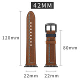 Leather Strap For Apple Watch Band 44mm 40mm Ultra 2 49mm 38/42 watchband Correa bracelet iWatch Series 5 3 SE 6 7 8 9 45MM 41MM