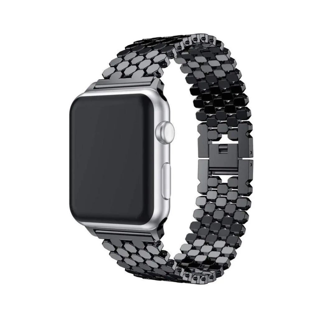 Alloy Metal Band Strap for Apple Watch Series 5 4 3 2 38MM 42MM  Replacement Strap for Iwatch 40MM 44MM Watch Accessories