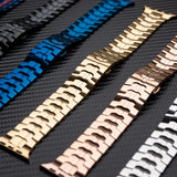 Stainless Steel Strap for Apple Watch Ultra 2/1 Band 49mm 45 41MM 44mm 42mm 40mm Metal Bracelet for iwatch Series 9 8 7 6 5 4 Se