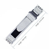 Sports Nylon Watchbands For Apple Watch Ultra 2 Band 49mm Soft Strap For Iwatch Series 9 8 7 6 4 3 45mm 44mm 42mm 41mm Bracelet
