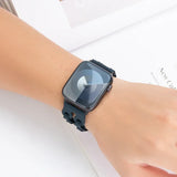 Silicone Strap For Apple Watch Ultra2 49mm Band 42mm44mm 45mm 40mm 41mm sport correa bracelet for iwatch Series 9 8 7 6 5 se 4 3