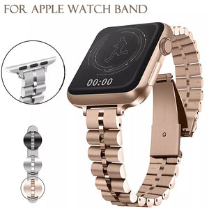 For Women Stainless Steel Watch Strap For Apple Watch Band 44mm 40mm 8/7SE/6/5/4/3/2/1 Metal iwatch Ultra Series 49mm 38mm 42mm