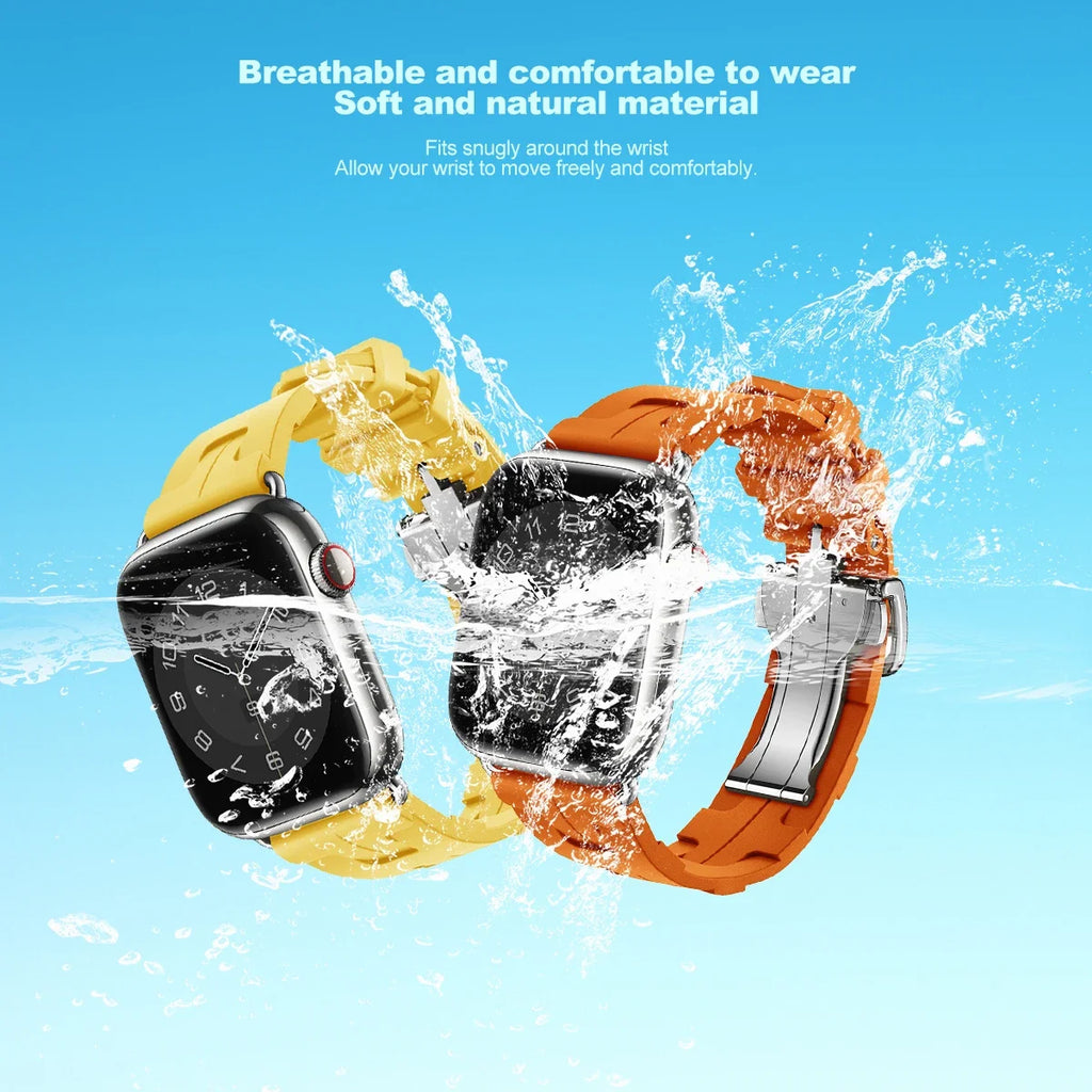 Lucuxy Strap for Apple Watch Band Ultra 2 49mm 44mm 41mm 45mm 38mmOriginal Bracelet for Iwatch Series 9 8 7 6 5 4 SE 40mm 42mm