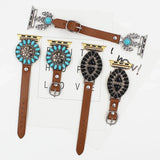 Retro Genuine Leather Strap For Apple Watch Ultra2 Band 44mm 40mm Decorative 42mm 38mm Bracelet iwatch Series 5 4 3 6SE 7 41/45