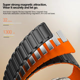 Magnetic Strap for Apple Watch Ultra2 Band 44mm 45mm 42mm 49mm 38 40mm 41mm Silicone Bracelet for IWatch Series 9 8 7 6 5 4 Se 3