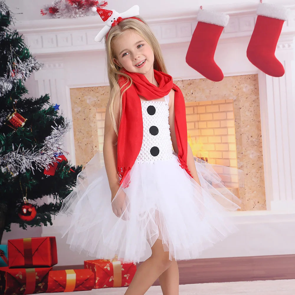 Infant Girl Party Elsa Frozen Toddler Christmas Dress Children Winter Girls Princess Costumes