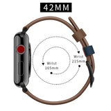 Leather Strap For Apple Watch Band 44mm 40mm Ultra 2 49mm 38/42 watchband Correa bracelet iWatch Series 5 3 SE 6 7 8 9 45MM 41MM