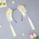 Chinese Style Cat Ears Headband Cute Amusement Park Party Hair Decors for Girls