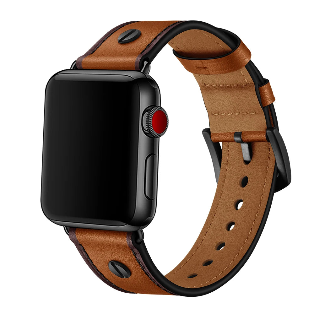 Crazy horse strap For Apple watch band 45mm/41mm 44mm 40mm iWatch 42mm 38mm watchband bracelet for Apple watch band 5 4 3 se 6 7
