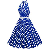 1950s Polka Dot Lace Patchwork Dress