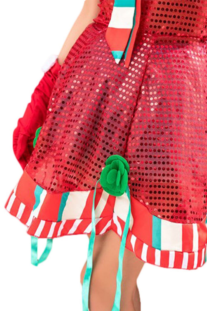Miss Santa Suit Women Sweetie Christmas Costume Dress