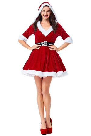 Women's Mrs. Claus Costume Christmas Santa Costume