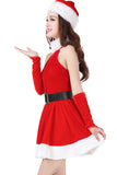 Women Christmas Party Dress Ladies Santa Costume Cosplay Suit