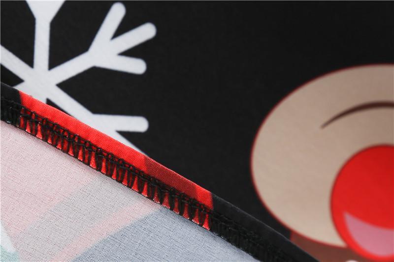 Christmas Vintage Dress, Women Elegant Long Sleeve Print Dresses