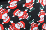 Christmas Vintage Dress, Women Elegant Long Sleeve Print Dresses