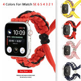 Weave rope watchband for apple watch band SE 6 5 4 40mm 44mm nylon belt bracelet bands for iWatch Strap series 4 3 2 38mm 42mm