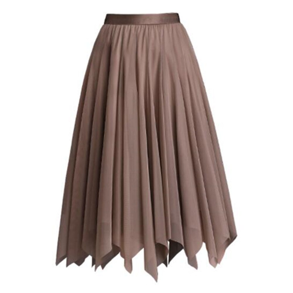 Bohemian Long Mesh Summer Womens Tulle Skirts Dinner Party Tutu Skirt