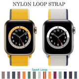Nylon Loop Strap For Apple Watch 6/SE/5/4 42MM 44MM Band Replacement Wristband For iwatch 3/2/1 38MM 40MM Bracelet Accessories