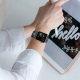 Nylon Strap For Apple Watch Strap 44/40/42/38mm Bohemia Braid Adjustable Elastic Band Bracelet iWatch Series 6 SE 5 4 3 2 1