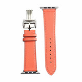 Leather sport loop strap for apple watch band 42mm 44mm apple watch 4 5 38mm 40mm For iwatch 3/2/1 correa replacement bracelet