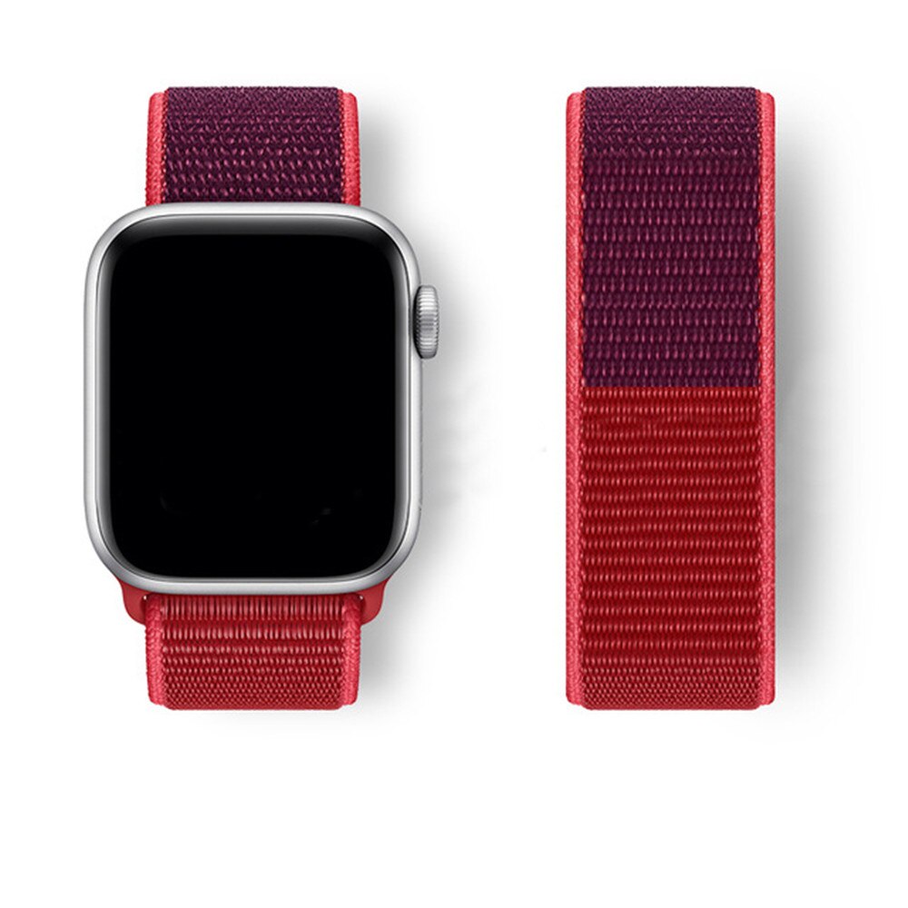 Nylon Loop Strap For Apple Watch 6/SE/5/4 42MM 44MM Band Replacement Wristband For iwatch 3/2/1 38MM 40MM Bracelet Accessories