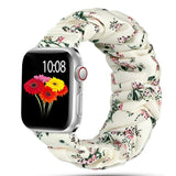 Scrunchie Strap for Apple watch band 44mm 40mm iWatch 42/38mm Elastic Nylon Solo Loop smart bracelet applewatch serie 5 43 SE 6