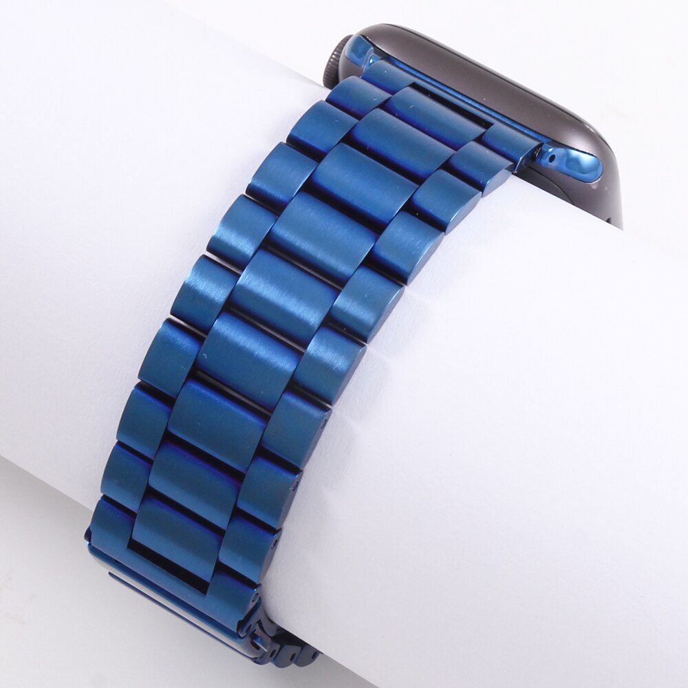 Band For Apple Watch 4 5 44mm 40mm 42mm 38mm 1/2/3 Metal Stainless Steel Bracelet Strap for iWatch Series Accessories