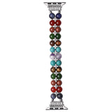Jewelry Wristband Strap for Apple Watch Band Beaded 38mm/40mm Women Stretchy Bracelet 42mm/44mm Iwatch SE Series 6/5/4/3 Bling