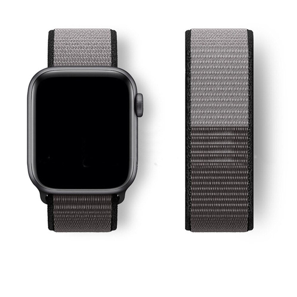 Nylon Loop Strap For Apple Watch 6/SE/5/4 42MM 44MM Band Replacement Wristband For iwatch 3/2/1 38MM 40MM Bracelet Accessories