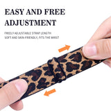 Braided Nylon Loop Elastic Buckle for Apple Watch Band 44mm40mm SE 65 Leopard Bracelet Strap on Smart iWatch Series 38mm42mm 432