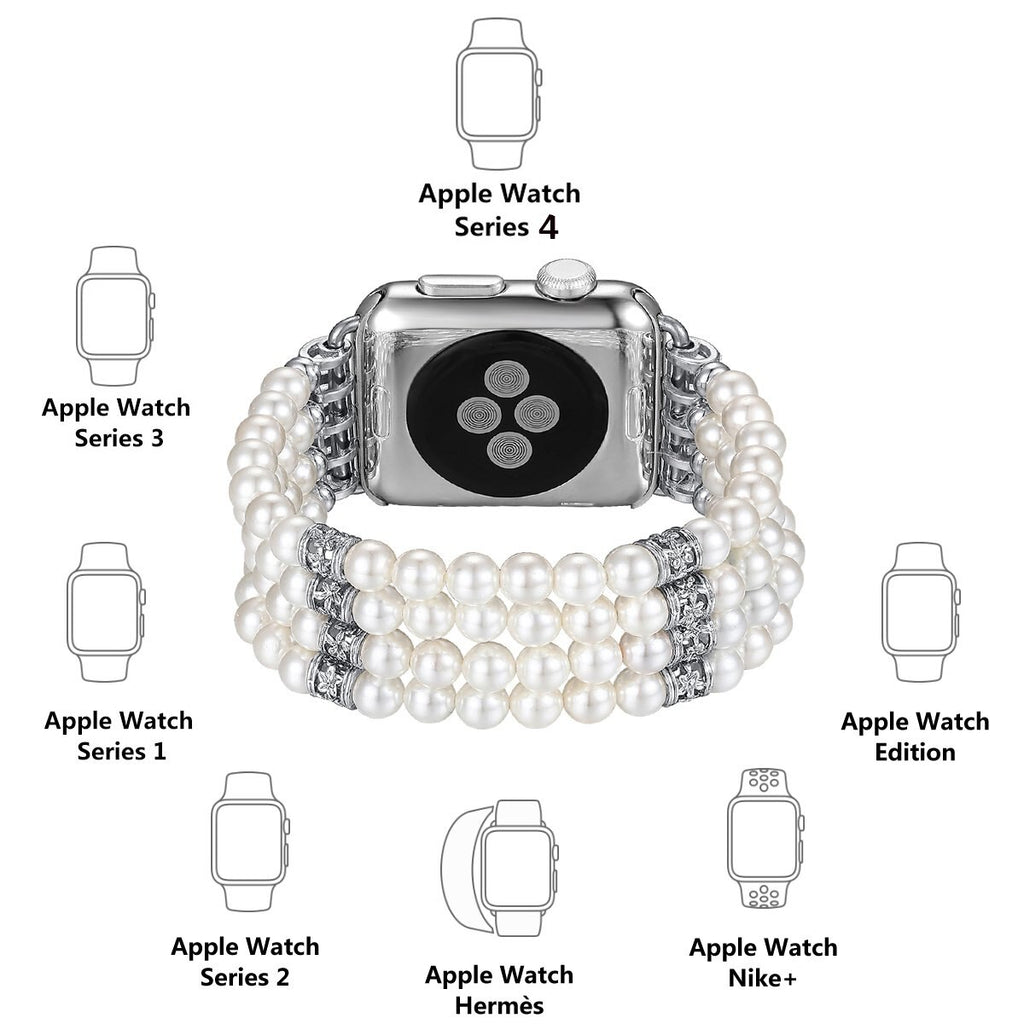 jewelry watch strap + case for Apple Watch bracelet