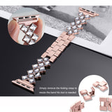 Apple Watch Band Women Diamond Bracelet Stainless Steel strap