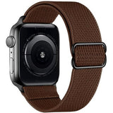 Adjustable Elastic Nylon solo Loop Strap for Apple watch band 44mm 40mm 38mm 42mm Scrunchie bracelet iWatch series 3 4 5 6 se