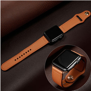 Leather Strap Pulseira Apple Watch Band Correa Bracelet Watchband