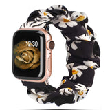 Scrunchie Strap for Apple watch band 44mm 40mm iWatch 42/38mm Elastic Nylon Solo Loop smart bracelet applewatch serie 5 43 SE 6
