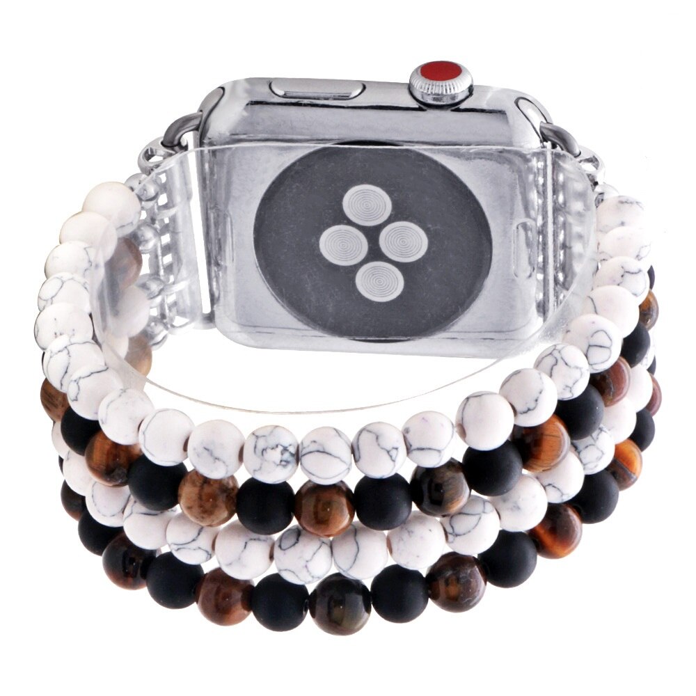 Fashion Jewelry Watch Strap for Iwatch 5 4 3 Bracelet Bead String Wristband Replacement Apple Watchband Women Girl Wriststrap