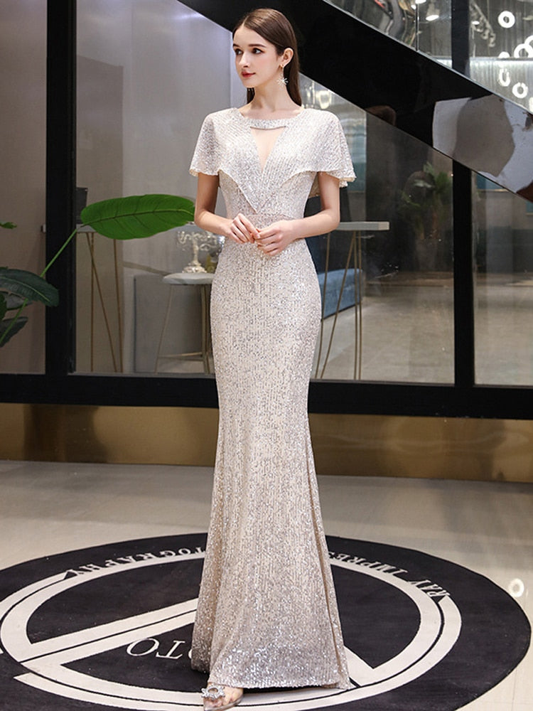 green emerald velvet dress Colette CL2006 Glitter Flounce Formal Prom Long Ball Gown main image 1