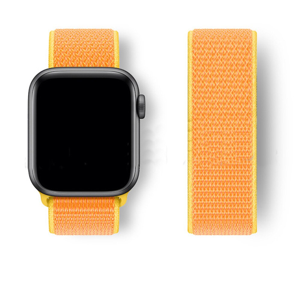 Nylon Loop Strap For Apple Watch 6/SE/5/4 42MM 44MM Band Replacement Wristband For iwatch 3/2/1 38MM 40MM Bracelet Accessories