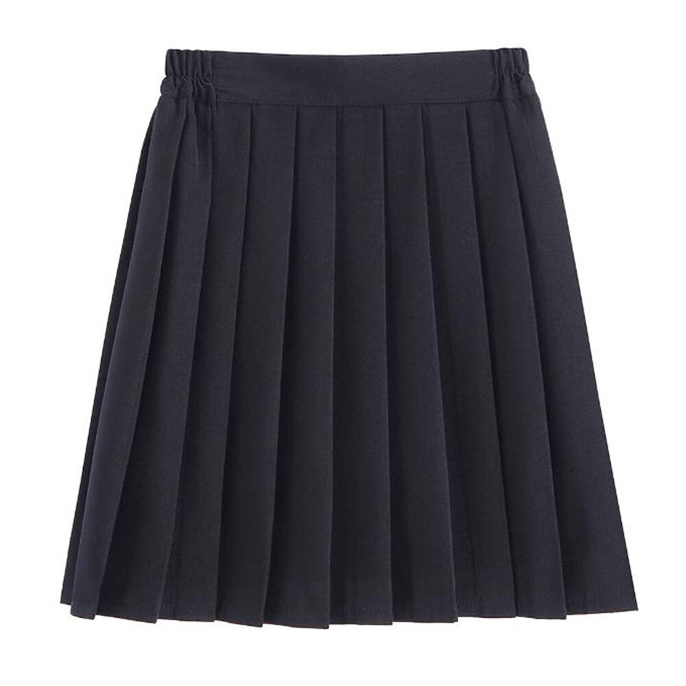 High Waist Short Pleated Black Mini Tennis Korean Navy Blue Skirts Summer y2k Bottoms