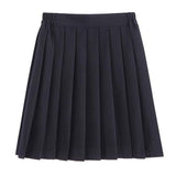 High Waist Short Pleated Black Mini Tennis Korean Navy Blue Skirts Summer y2k Bottoms