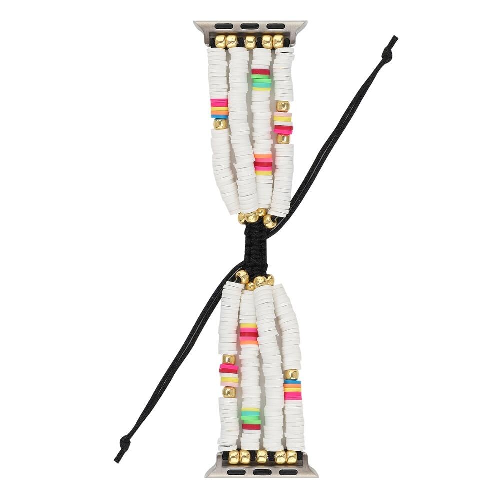 For Series 6 SE 5 4 3 2 1 Apple Watch Band Handmade Beads Bracelet for iwatch 38mm 40mm 42mm 44mm Bracelet Belt Wrist Strap.
