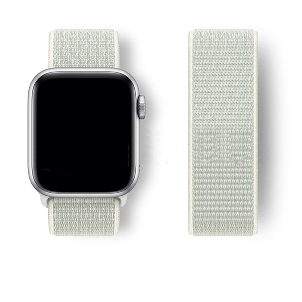 Nylon Loop Strap For Apple Watch 6/SE/5/4 42MM 44MM Band Replacement Wristband For iwatch 3/2/1 38MM 40MM Bracelet Accessories