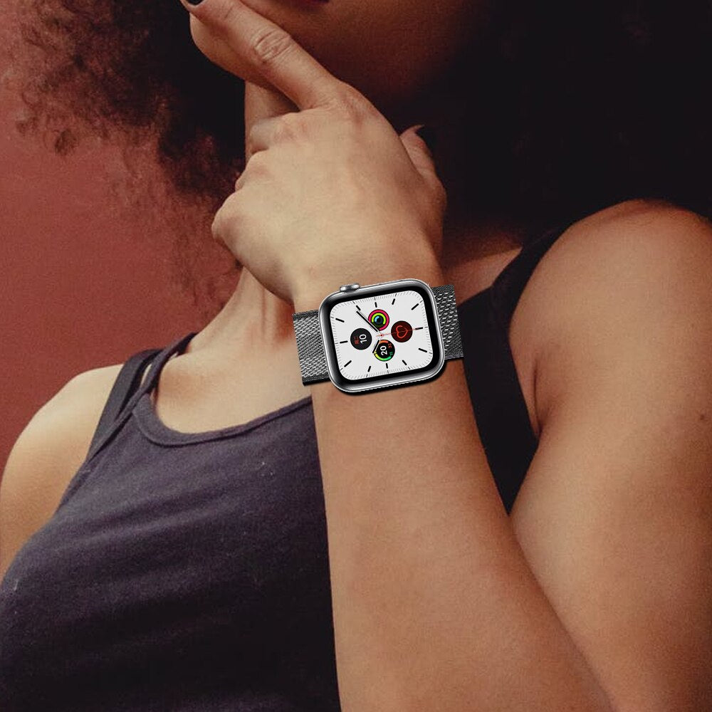 Sport Band For Apple watch Series 6/5/4 40MM 44MM Nylon Loop Soft Breathable Wrist Strap for iwatch series 6 5 4 3 2 1 38MM 42MM