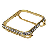 Luxury Metal Diamond Case For Apple Watch Stainless Steel Strap Watch Band