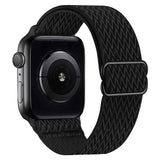 Adjustable Elastic Nylon solo Loop Strap for Apple watch band 44mm 40mm 38mm 42mm Scrunchie bracelet iWatch series 3 4 5 6 se