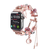 Diy Women Watch Strap For Apple Watch 5 4 Band 44mm Iwatch Bead Bands 42mm Accessories 40mm Series 3 2 Bracelet 38mm Watchband