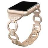 Women Stainless Steel Strap for Apple Watch 40mm 44mm iwatch 5 4 Band Diamond Bracelet for Apple Watch 38mm 42mm Series 3 2 1