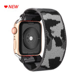 Elastic Watch Band for Apple Watch 5 6 4 Scrunchie Band 38mm 40mm 42mm 44mm Casual Women Strap Bracelet for iwatch series 6 5 4