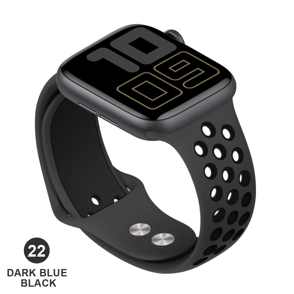 Band for Apple Watch 5 4 3 2 1 42MM 38MM soft Breathable strap Silicone Sports bands for Nike+ Iwatch series 5 4 3 40mm 44mm