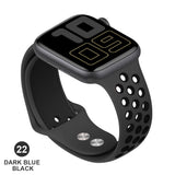 Band for Apple Watch 5 4 3 2 1 42MM 38MM soft Breathable strap Silicone Sports bands for Nike+ Iwatch series 5 4 3 40mm 44mm